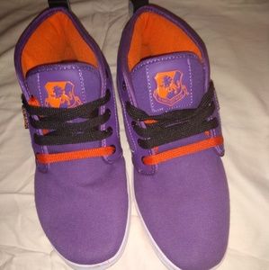 Purple, Orange and Black Vlado sneakers